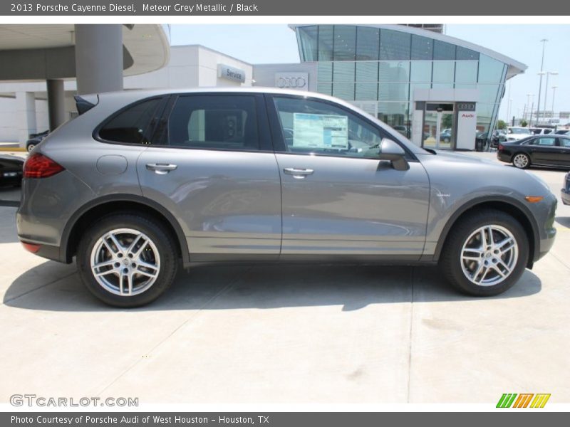 Meteor Grey Metallic / Black 2013 Porsche Cayenne Diesel