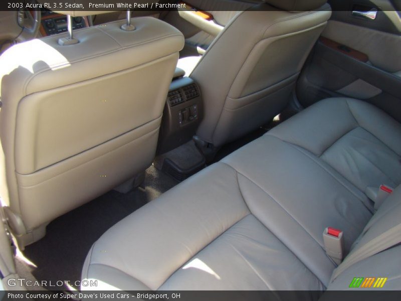 Premium White Pearl / Parchment 2003 Acura RL 3.5 Sedan