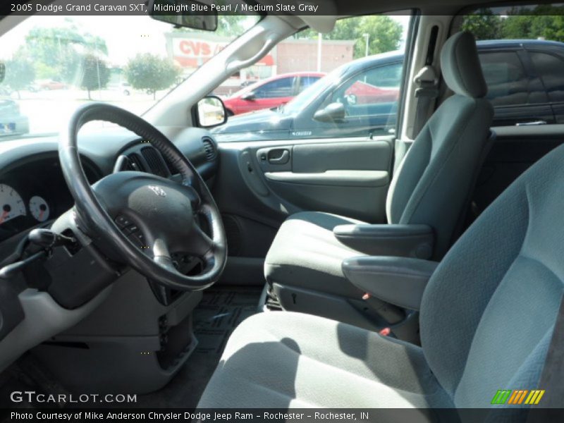Midnight Blue Pearl / Medium Slate Gray 2005 Dodge Grand Caravan SXT