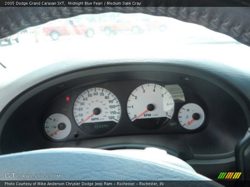 Midnight Blue Pearl / Medium Slate Gray 2005 Dodge Grand Caravan SXT