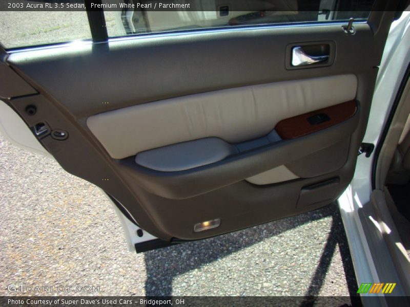 Premium White Pearl / Parchment 2003 Acura RL 3.5 Sedan
