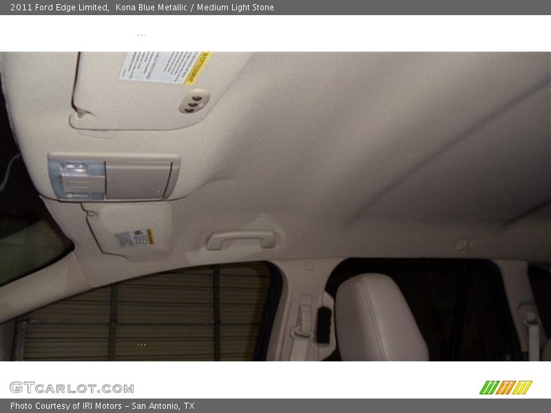 Kona Blue Metallic / Medium Light Stone 2011 Ford Edge Limited