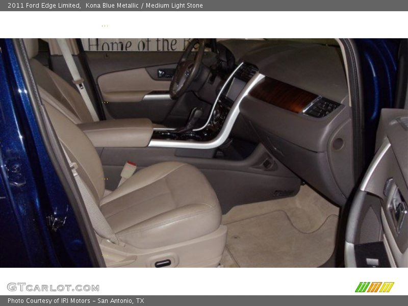 Kona Blue Metallic / Medium Light Stone 2011 Ford Edge Limited