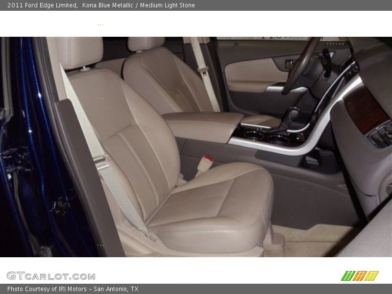 Kona Blue Metallic / Medium Light Stone 2011 Ford Edge Limited