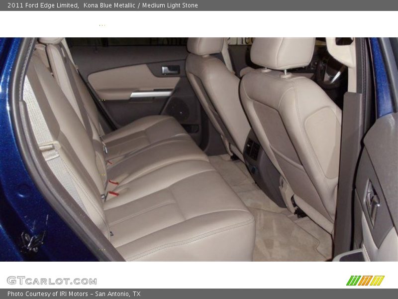 Kona Blue Metallic / Medium Light Stone 2011 Ford Edge Limited