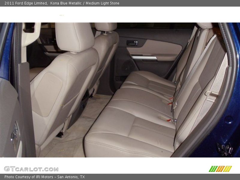 Kona Blue Metallic / Medium Light Stone 2011 Ford Edge Limited