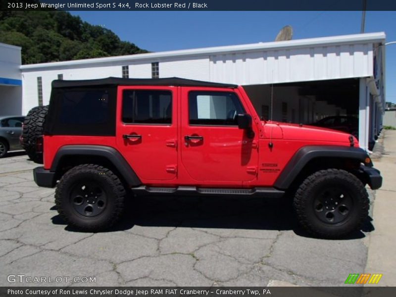 Rock Lobster Red / Black 2013 Jeep Wrangler Unlimited Sport S 4x4