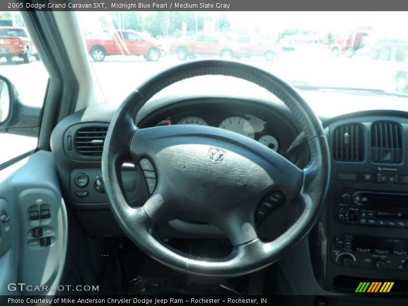 Midnight Blue Pearl / Medium Slate Gray 2005 Dodge Grand Caravan SXT
