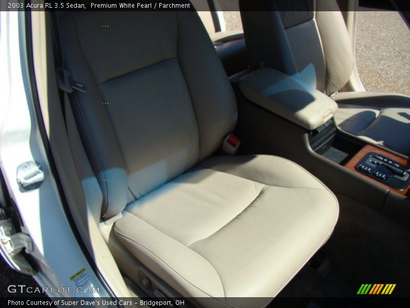 Premium White Pearl / Parchment 2003 Acura RL 3.5 Sedan