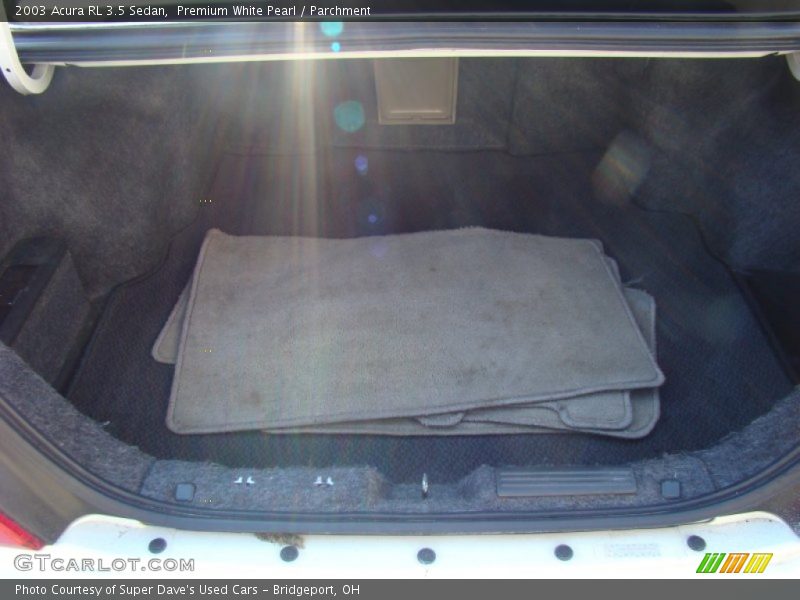Premium White Pearl / Parchment 2003 Acura RL 3.5 Sedan