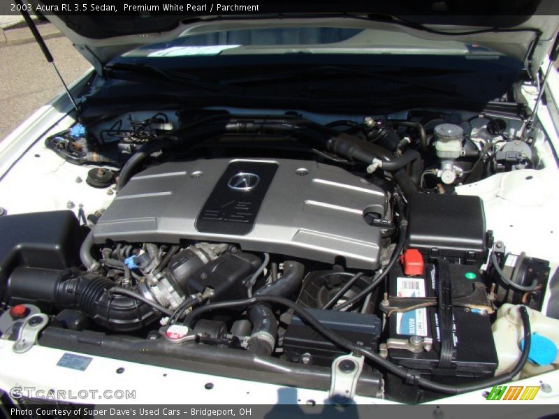  2003 RL 3.5 Sedan Engine - 3.5 Liter SOHC 24-Valve V6