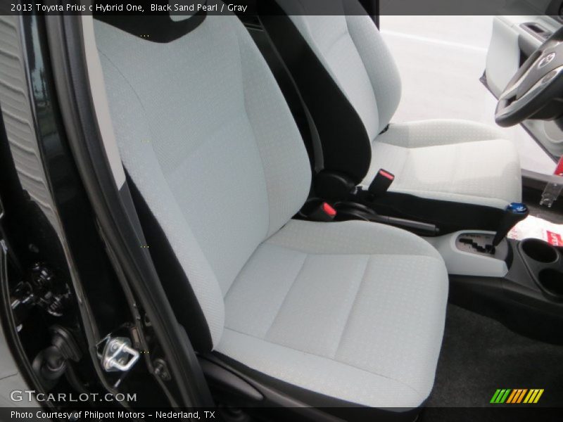 Front Seat of 2013 Prius c Hybrid One