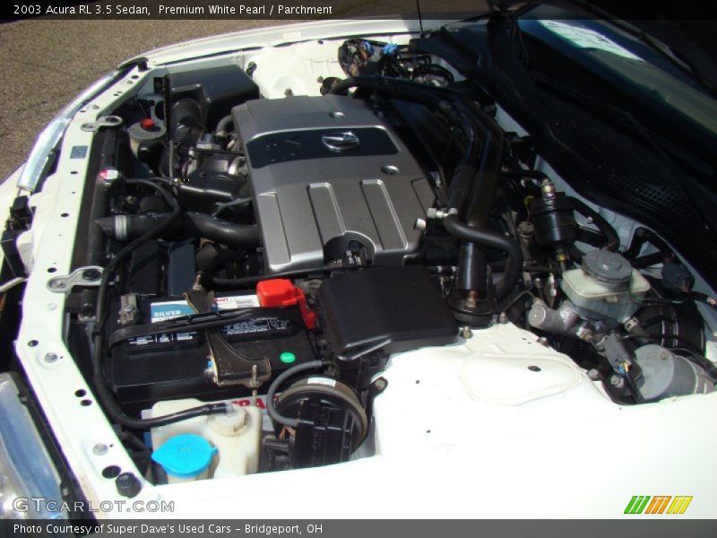 Premium White Pearl / Parchment 2003 Acura RL 3.5 Sedan