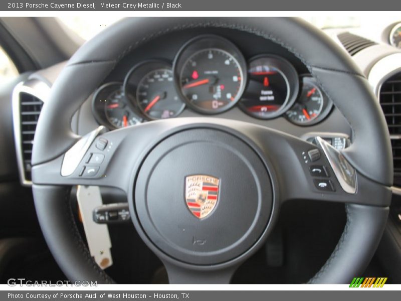 Meteor Grey Metallic / Black 2013 Porsche Cayenne Diesel