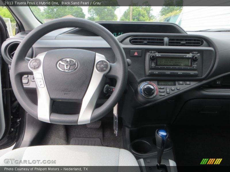 Dashboard of 2013 Prius c Hybrid One