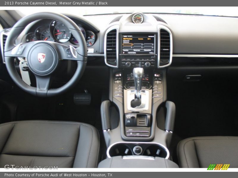 Meteor Grey Metallic / Black 2013 Porsche Cayenne Diesel