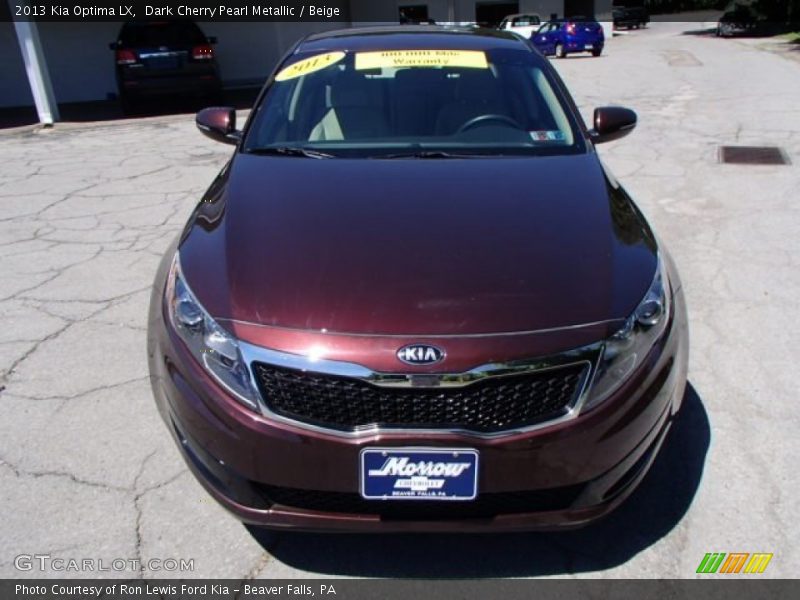 Dark Cherry Pearl Metallic / Beige 2013 Kia Optima LX