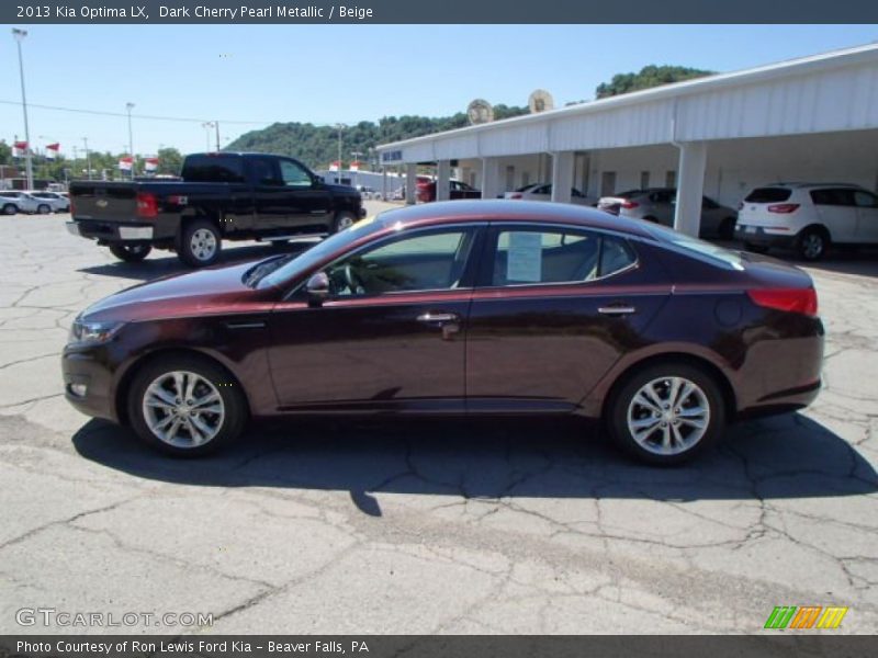Dark Cherry Pearl Metallic / Beige 2013 Kia Optima LX