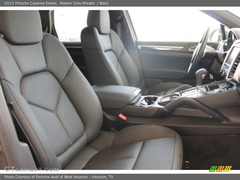 Meteor Grey Metallic / Black 2013 Porsche Cayenne Diesel