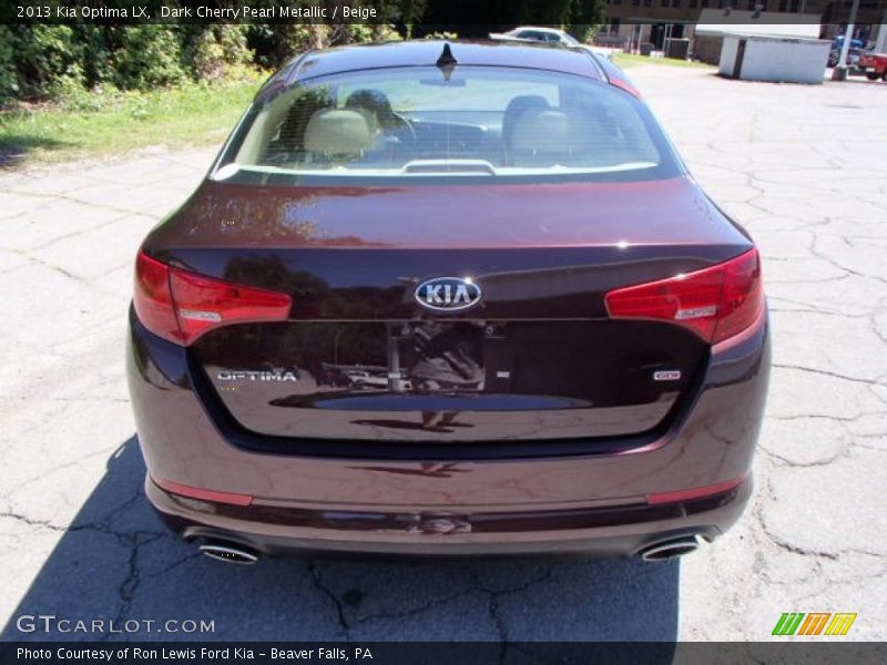 Dark Cherry Pearl Metallic / Beige 2013 Kia Optima LX