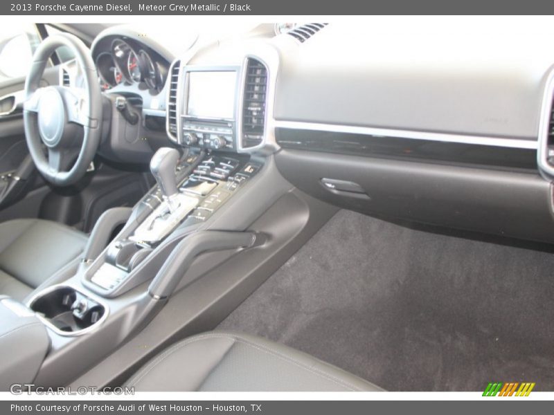 Meteor Grey Metallic / Black 2013 Porsche Cayenne Diesel