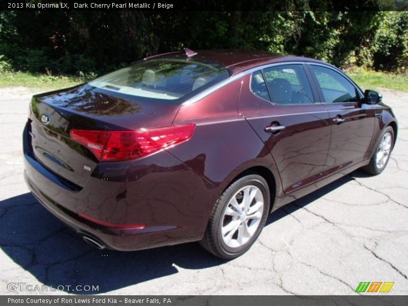 Dark Cherry Pearl Metallic / Beige 2013 Kia Optima LX