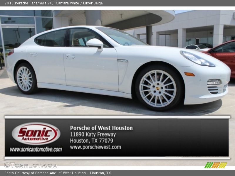 Carrara White / Luxor Beige 2013 Porsche Panamera V6