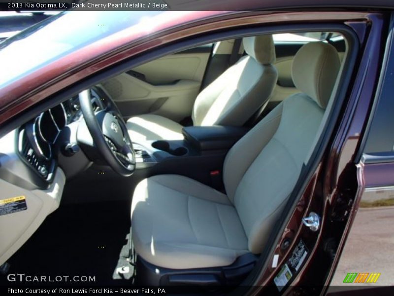 Dark Cherry Pearl Metallic / Beige 2013 Kia Optima LX