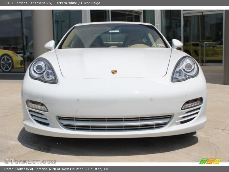 Carrara White / Luxor Beige 2013 Porsche Panamera V6
