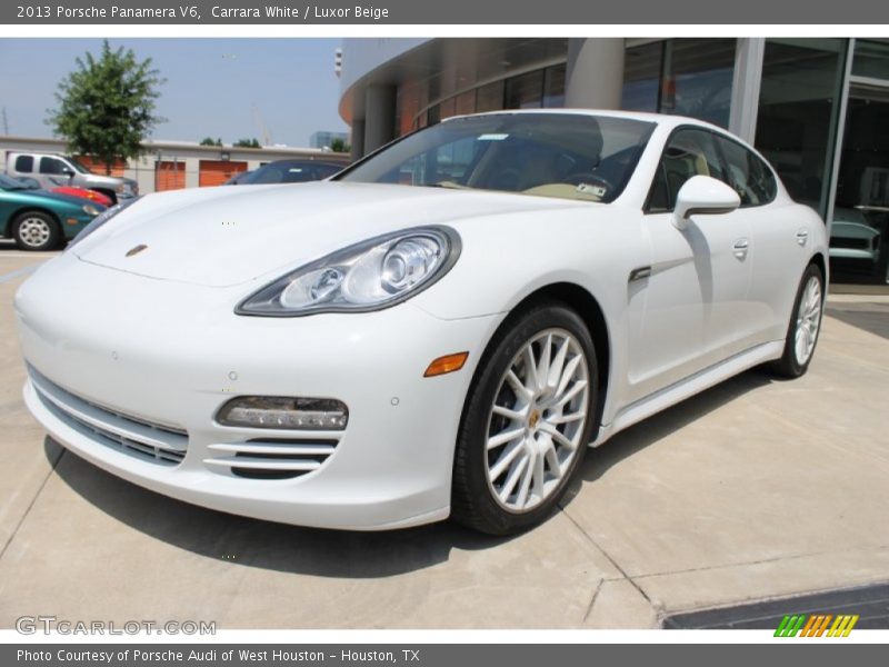 Carrara White / Luxor Beige 2013 Porsche Panamera V6
