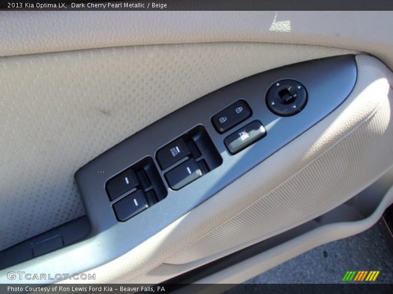 Dark Cherry Pearl Metallic / Beige 2013 Kia Optima LX