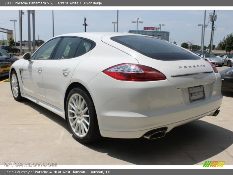 Carrara White / Luxor Beige 2013 Porsche Panamera V6