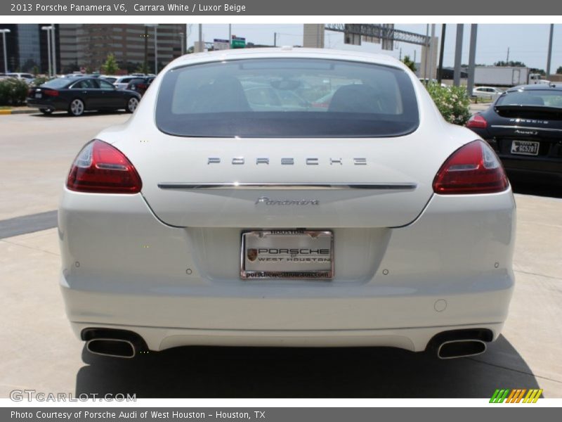 Carrara White / Luxor Beige 2013 Porsche Panamera V6