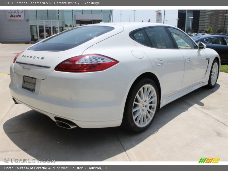 Carrara White / Luxor Beige 2013 Porsche Panamera V6