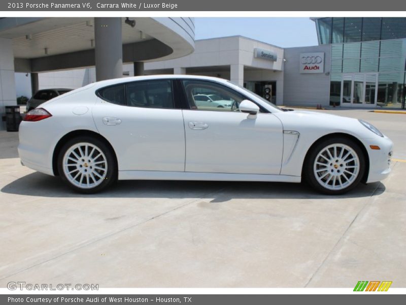 Carrara White / Luxor Beige 2013 Porsche Panamera V6