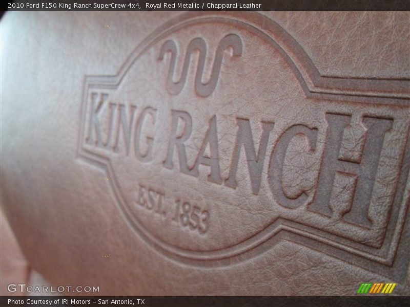 Royal Red Metallic / Chapparal Leather 2010 Ford F150 King Ranch SuperCrew 4x4