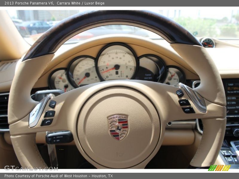 Carrara White / Luxor Beige 2013 Porsche Panamera V6