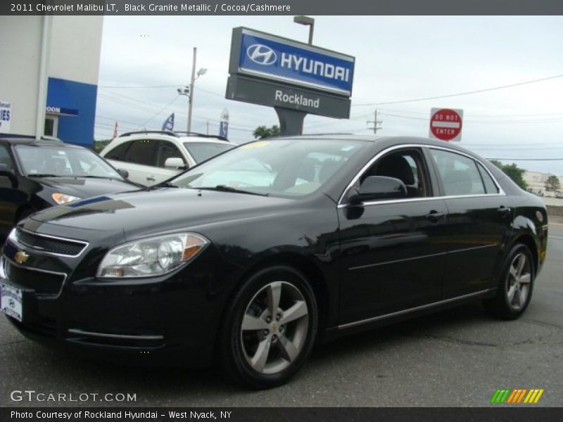 Black Granite Metallic / Cocoa/Cashmere 2011 Chevrolet Malibu LT