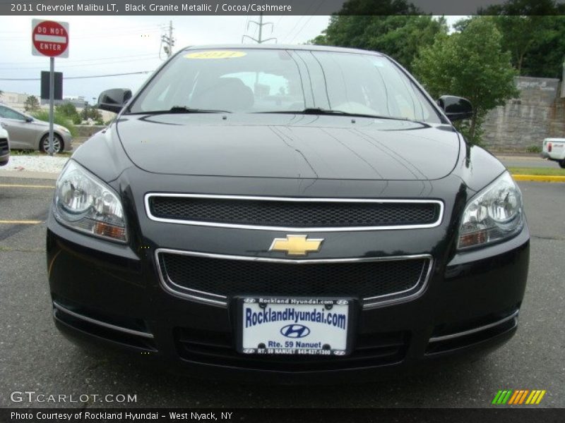 Black Granite Metallic / Cocoa/Cashmere 2011 Chevrolet Malibu LT