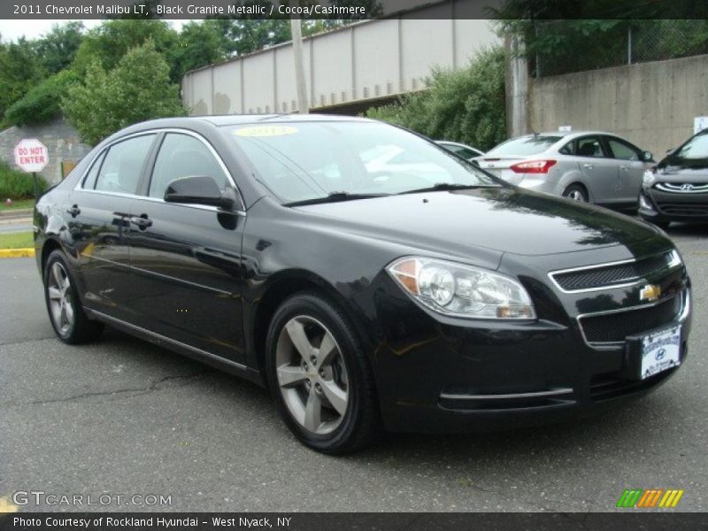 Black Granite Metallic / Cocoa/Cashmere 2011 Chevrolet Malibu LT