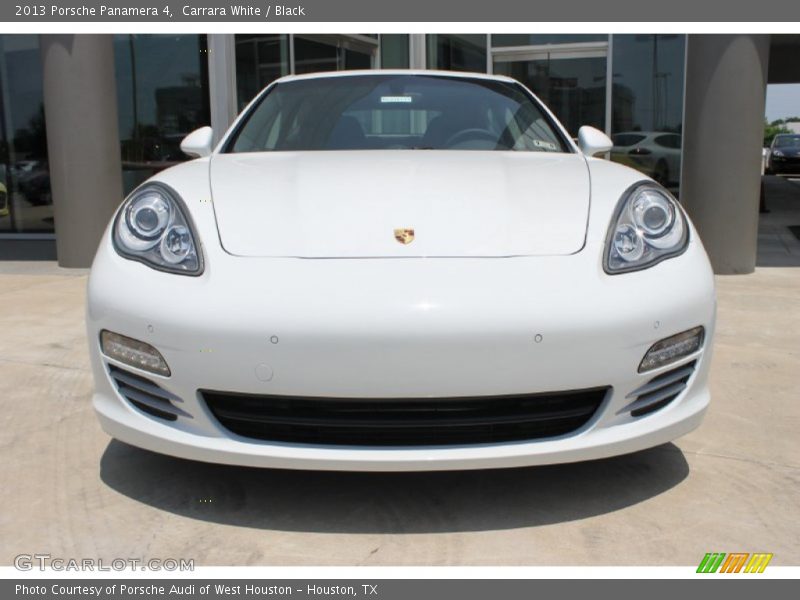 Carrara White / Black 2013 Porsche Panamera 4