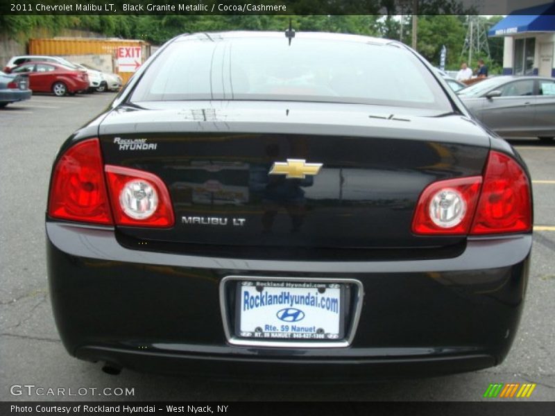 Black Granite Metallic / Cocoa/Cashmere 2011 Chevrolet Malibu LT