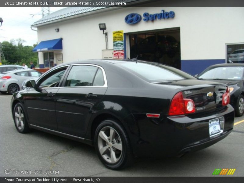 Black Granite Metallic / Cocoa/Cashmere 2011 Chevrolet Malibu LT