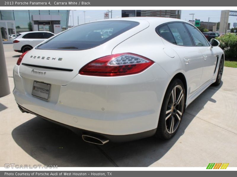Carrara White / Black 2013 Porsche Panamera 4