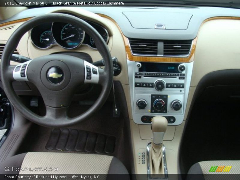 Black Granite Metallic / Cocoa/Cashmere 2011 Chevrolet Malibu LT