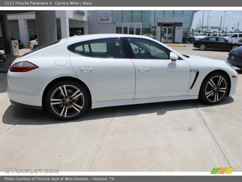 Carrara White / Black 2013 Porsche Panamera 4