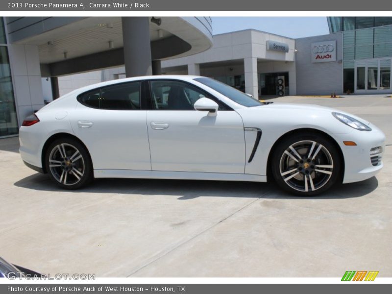 Carrara White / Black 2013 Porsche Panamera 4