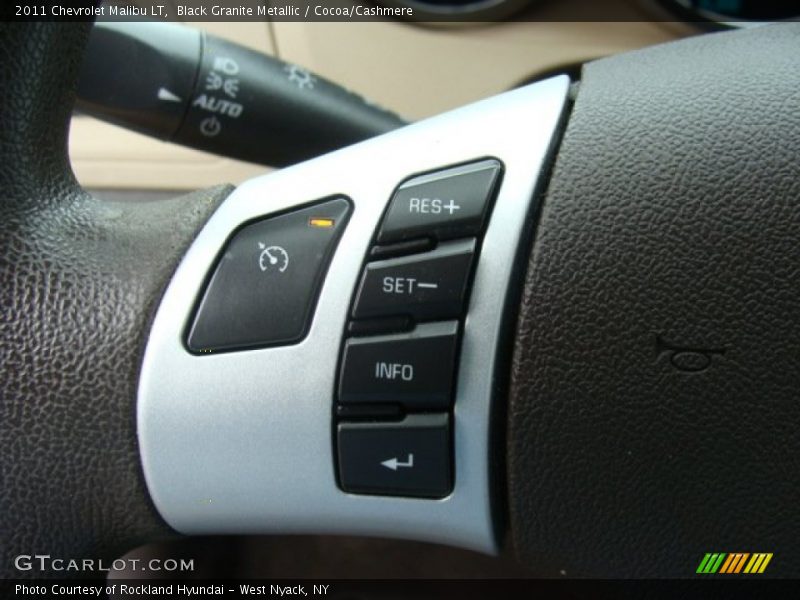 Black Granite Metallic / Cocoa/Cashmere 2011 Chevrolet Malibu LT