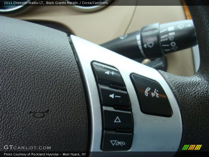 Black Granite Metallic / Cocoa/Cashmere 2011 Chevrolet Malibu LT