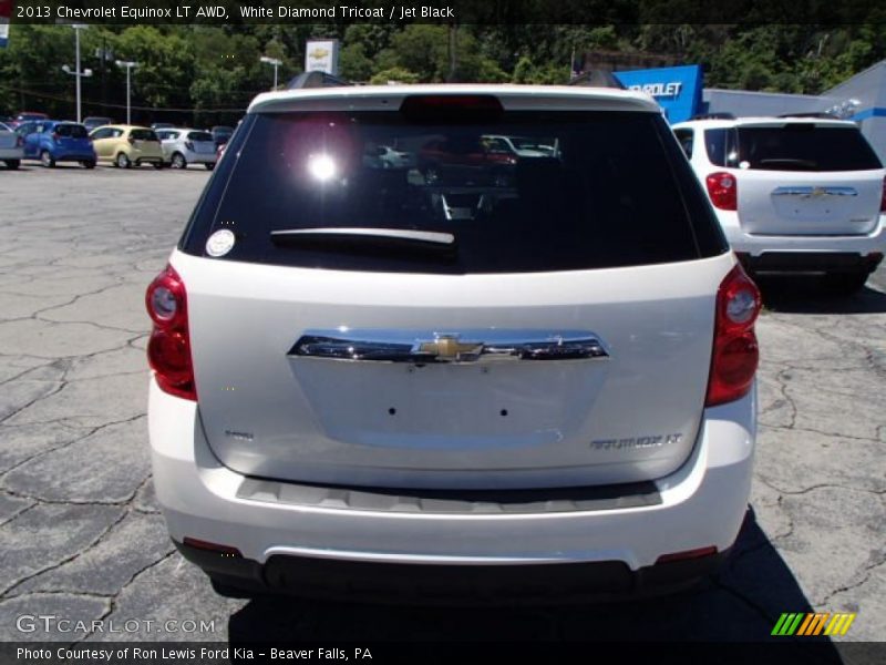 White Diamond Tricoat / Jet Black 2013 Chevrolet Equinox LT AWD